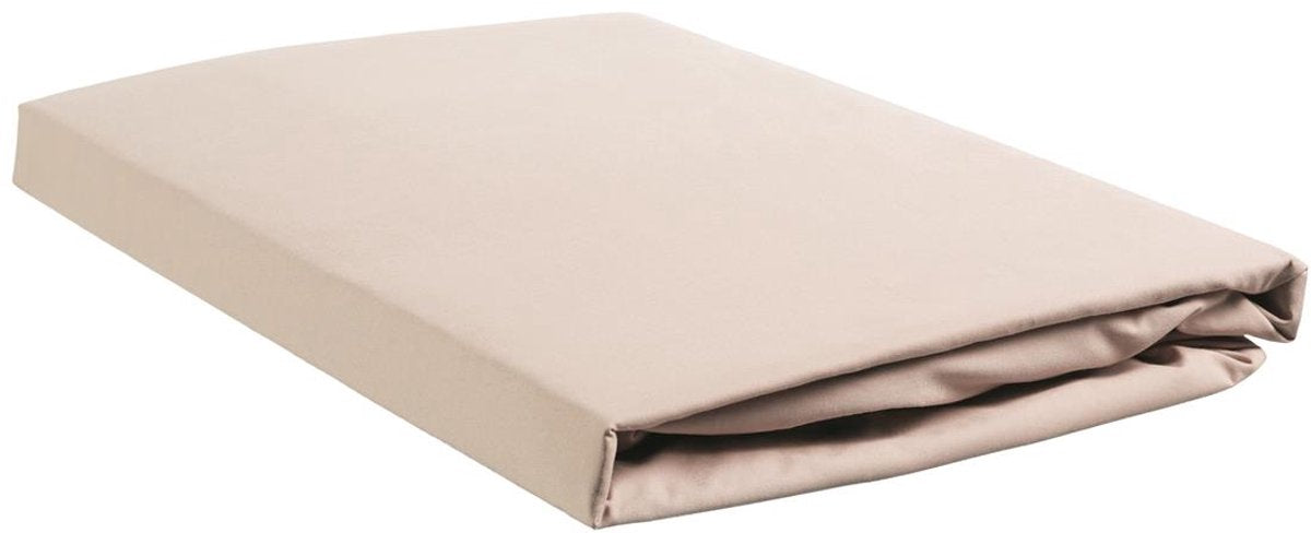 Ambiante - bamboe-katoen - boxspring hoeslaken - 180x200 cm - zand