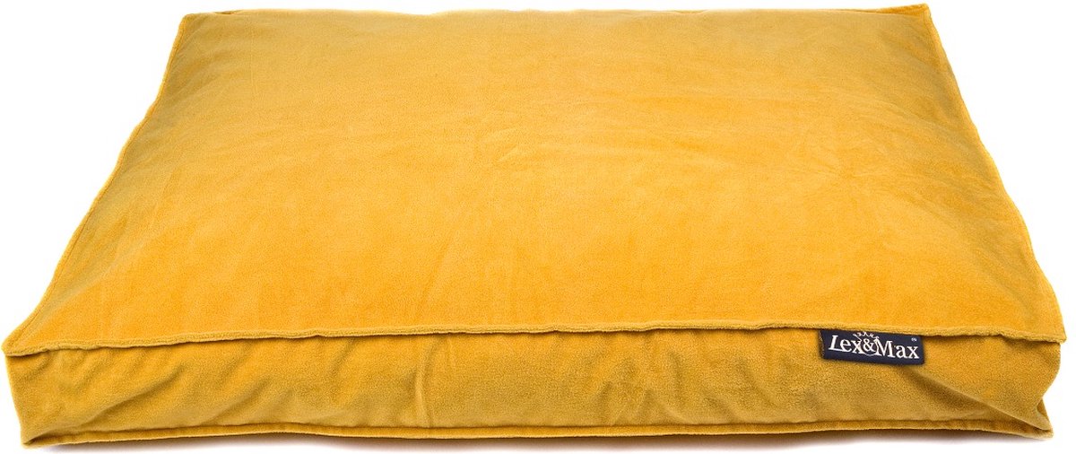 Lex max royal velvet - boxbed – honey yellow – 90x65cm