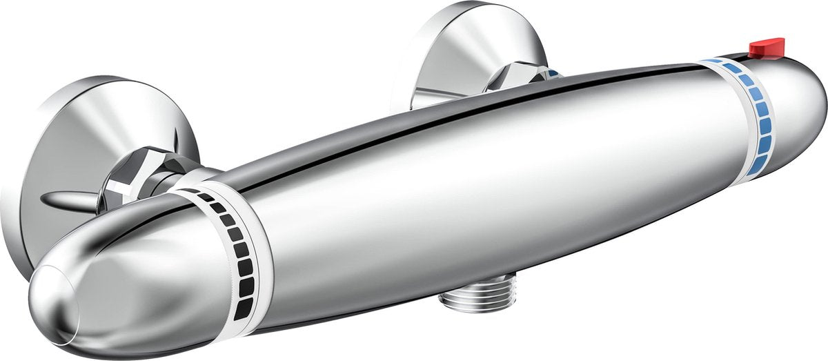 Schütte Duschmischer thermostatisch Supra Chrom -gelenkt
