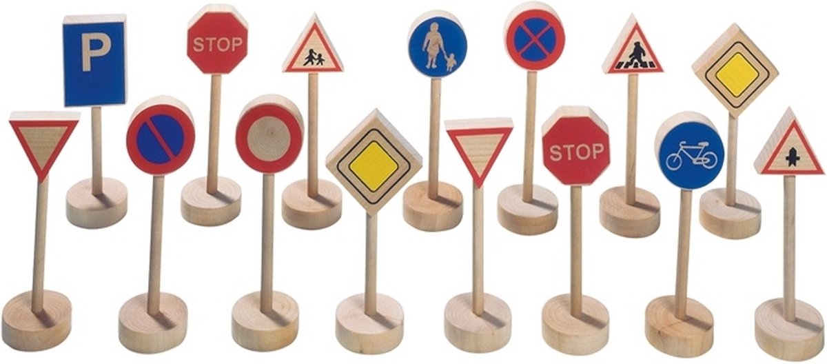 Goki Holzverkehrsschild, 15dlg.
