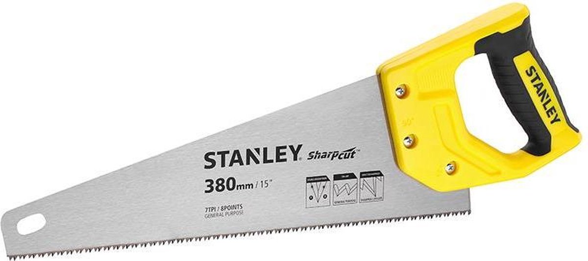 Stanley Handwerkzeuge STHT20366-1 Universalsäge Sharpcut 380 mm 7 TPI – STHT20366-1