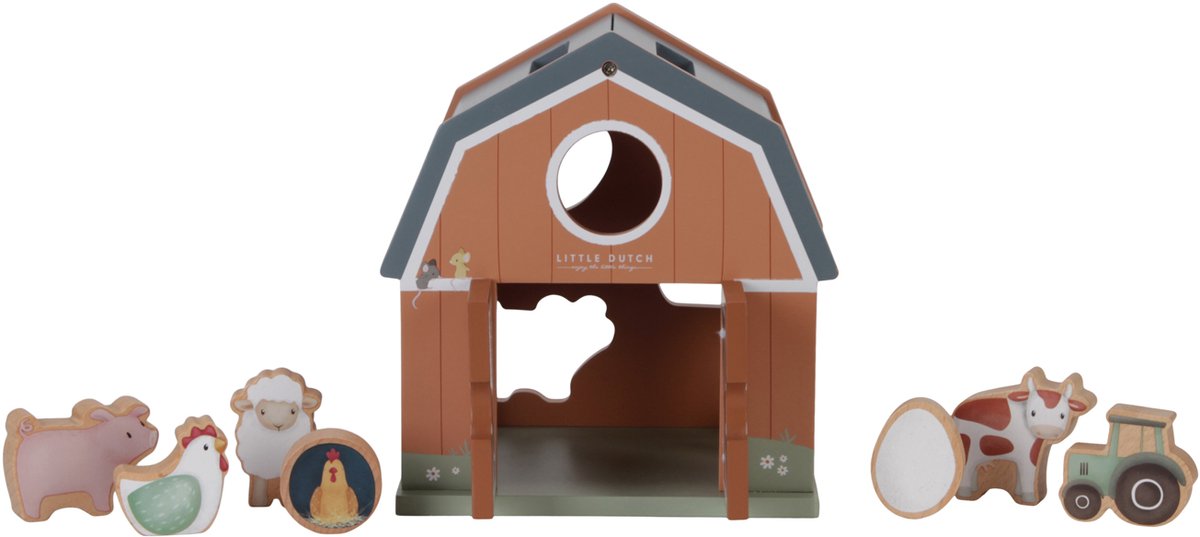 Little Dutch Little Farm Formensortierer FSC