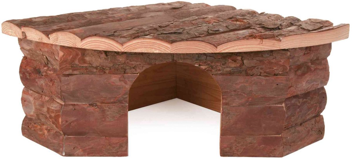 Trixie Eckhaus Jesper Kaninchenrinde Holz 42x30x15 cm