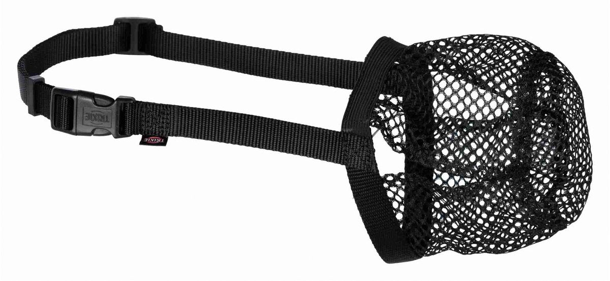 Trixie Anti-Köder-Schnauze – Größe M-L – 22 bis 46 cm Halsband – 27 cm Schnauze