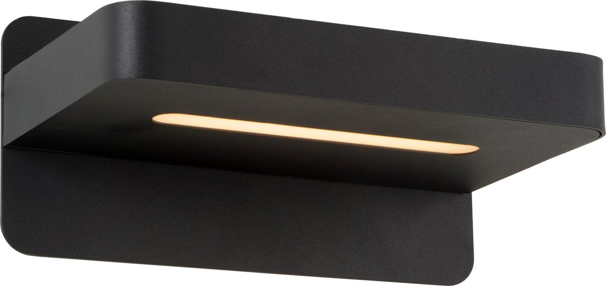 Lucide Atkin – Nachttischlampe Wandleuchte – LED – 1x6 W 3000 K – mit USB-Ladeanschluss – Schwarz