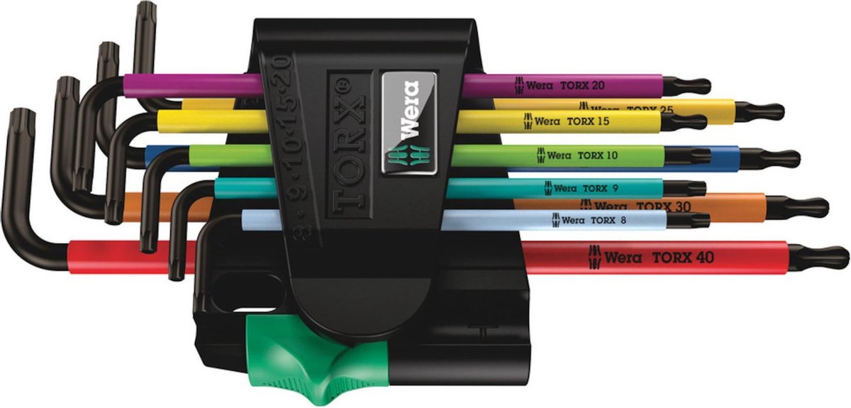 Wera 967 9 TX BO Multicolour 1 Stiftschlüssel, 9-Stück