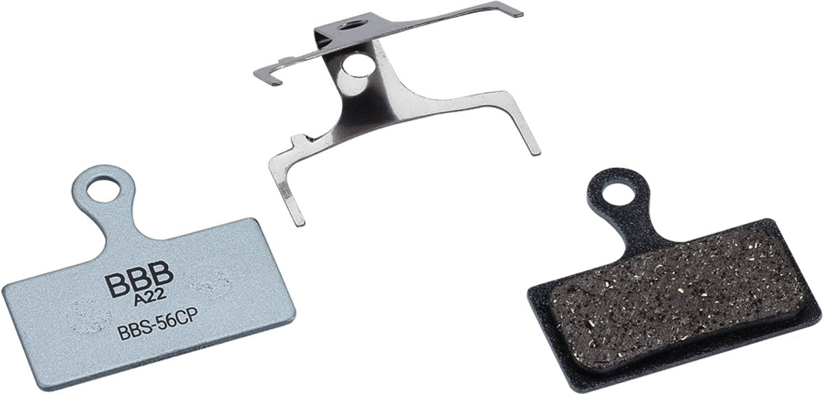 Bbb cycling discstop coolfin spare pads - remblokken fiets - vervangingsset (zonder koelvinnen) voor shimano schijfremmen - bbs-56cp