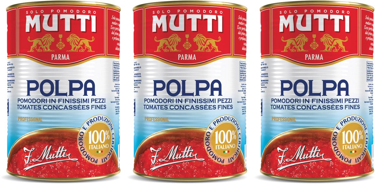 Mutti Polpa 3 x 4050 Gramm