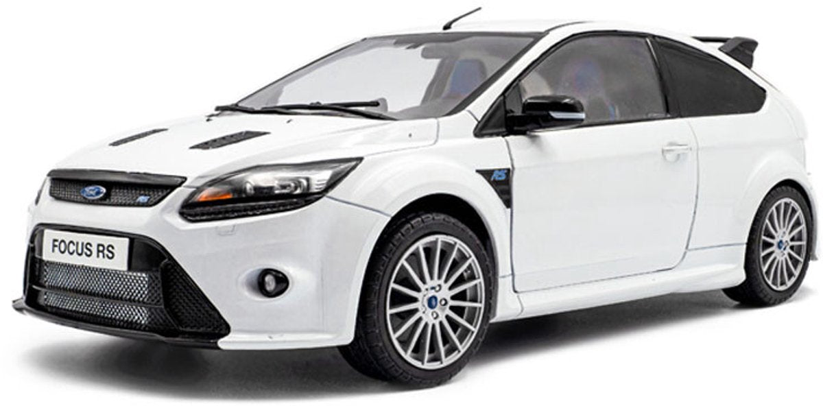 Solido Ford Focus RS MK2 Pack RS Plus '09, weiß (gefrorenes Weiß), Maßstab 1:18