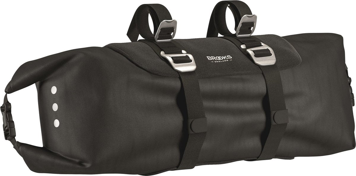 Brooks Scape Lenkerrolle – Wasserdichte Fahrradtasche – Schwarz