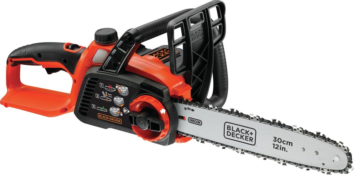 Black+Decker Kettensäge 36 V 2,5 Ah, 30 cm – GKC3630L25-QW
