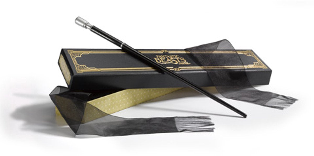 Edle Sammlung Harry Potter – Phantastische Tierwesen – Percival Graves Zauberstab in Ollivanders Box