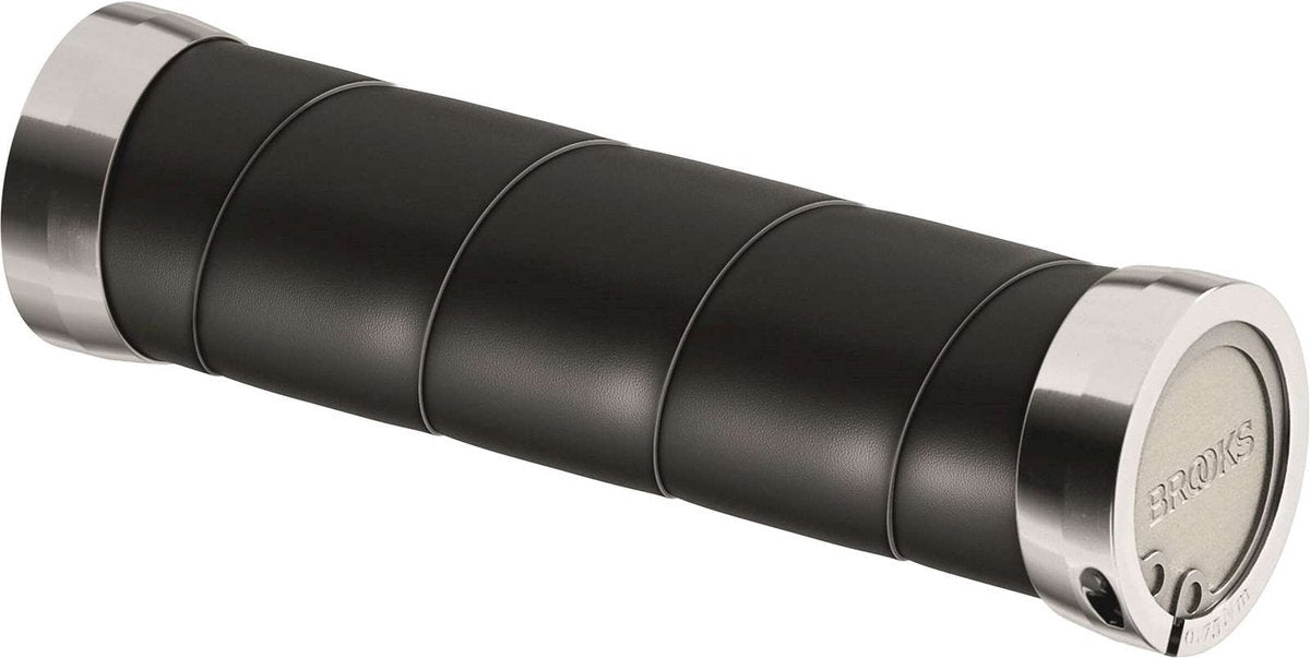 Brooks Handles Slender Ledergriffe 130 mm schwarz