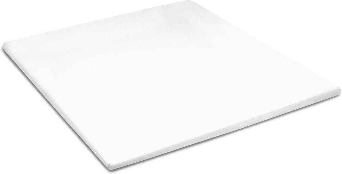 Cinderella sundays hoeslaken topper - satijn - 180x200 cm - tot 15 cm - wit