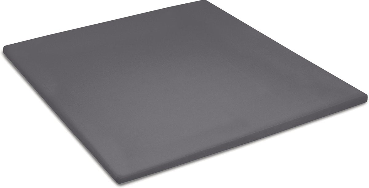 Cinderella hoeslaken - single split topper - jersey - 180x200 210 cm - tot 15 cm matrashoogte - lichtgrijs