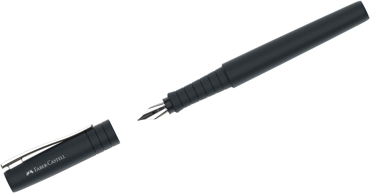 Faber-Castell Füllfederhalter – Poly-Stift – Feder F – Schwarz – FC-241006