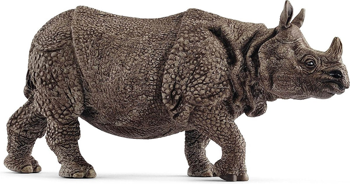 Schleich Wild Life – Indisches Nashorn – Spielfigur – Kinderspielzeug für Jungen und Mädchen – 3 bis 8 Jahre – 14816