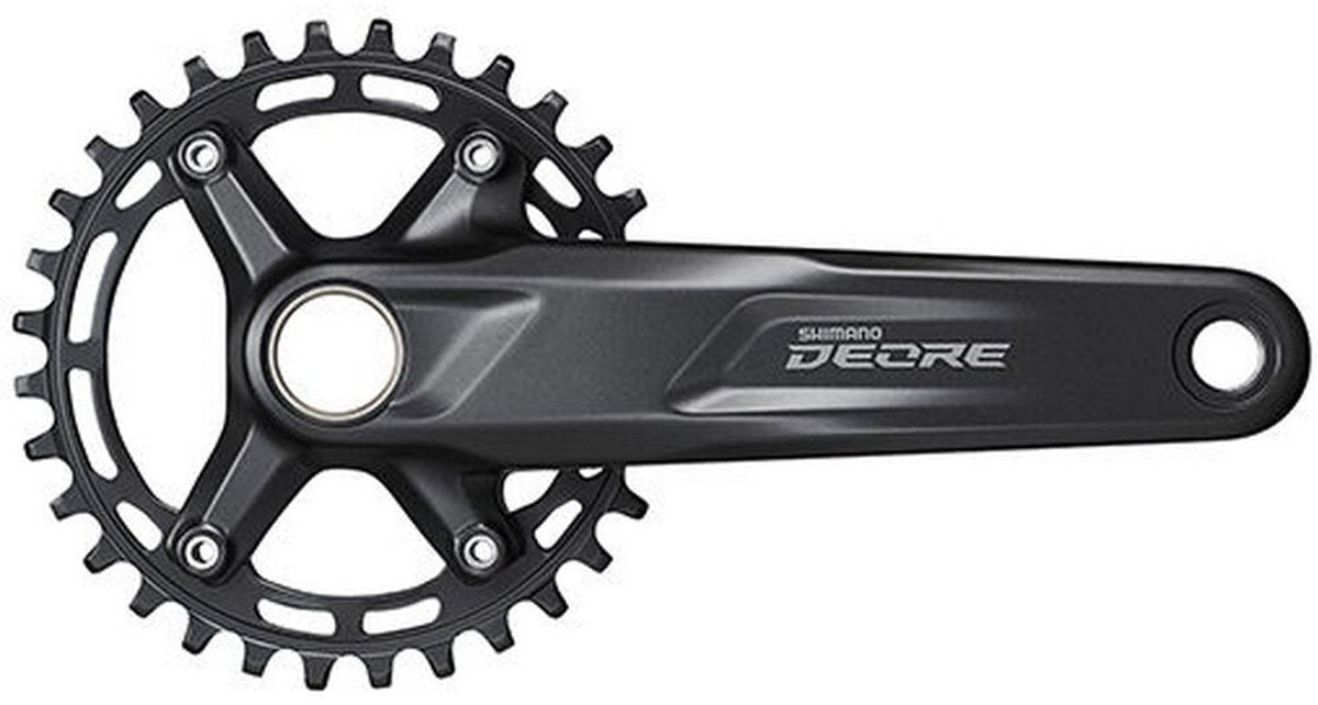 Shimano Kurbelgarnitur Deore FC-M5100-1 10 11-Gang – 30 Zähne – 170 mm – Schwarz
