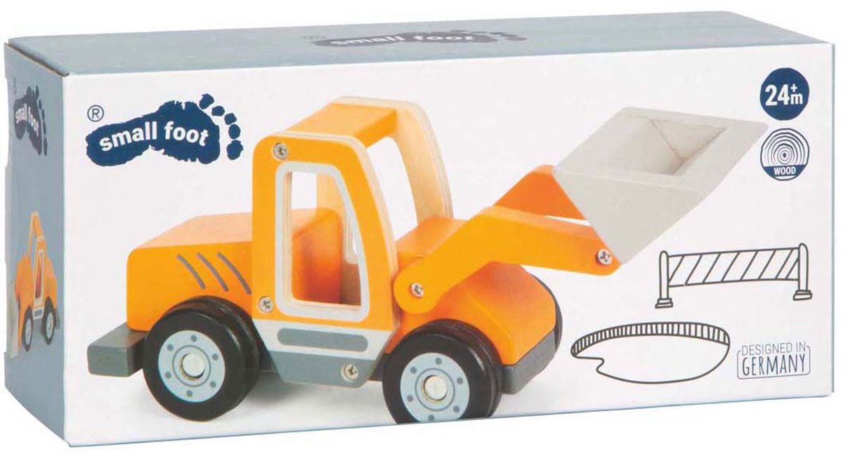 Small Foot - Radlader aus Holz mit Schaufel