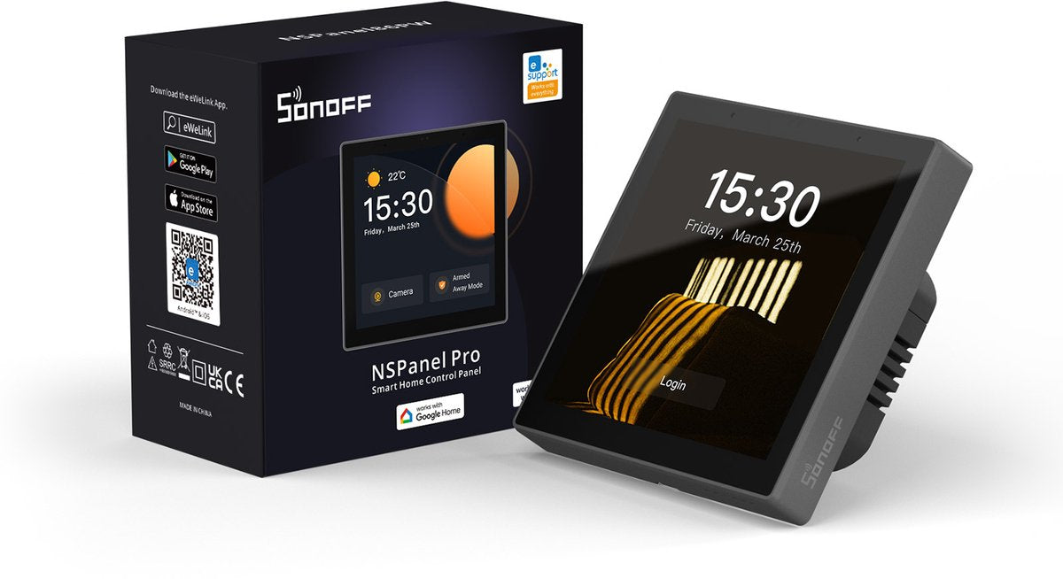 Sonoff Smart Scene Wandschalter NSPanel Pro (schwarz)