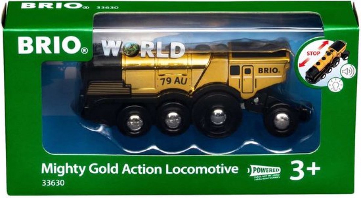 Brio Mighty Gold Action-Lokomotive – 33630
