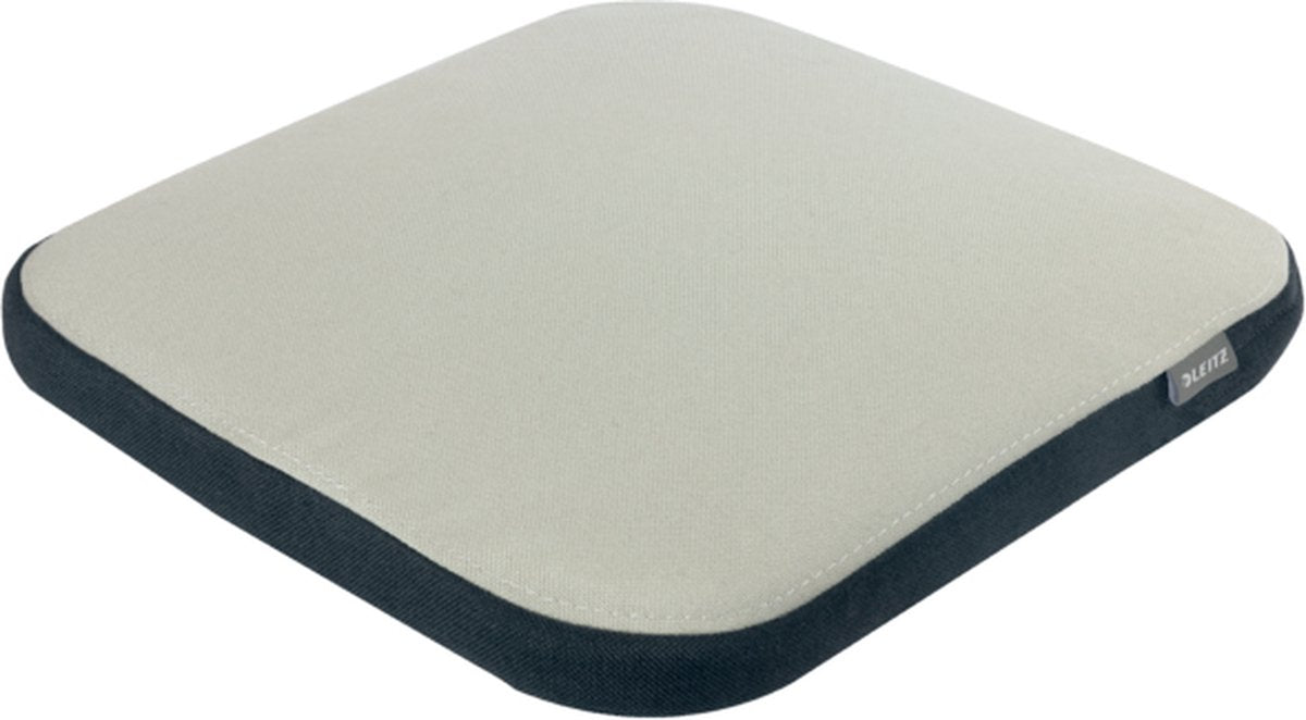 Leitz ergo active Schaukelkissen mit Stoffbezug – ergonomisch – inklusive Luftpumpe – hellgrau