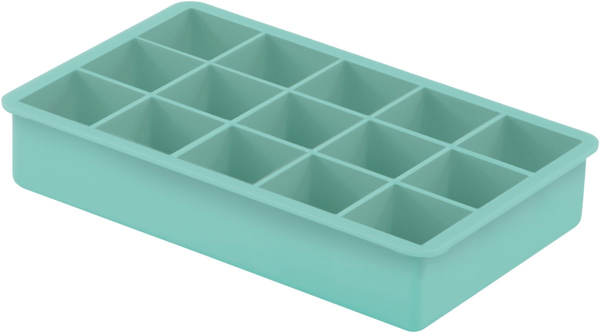 Dotz - silicone ijsblokjesvorm - kubus - groen - 3,3x3,3x3,3cm