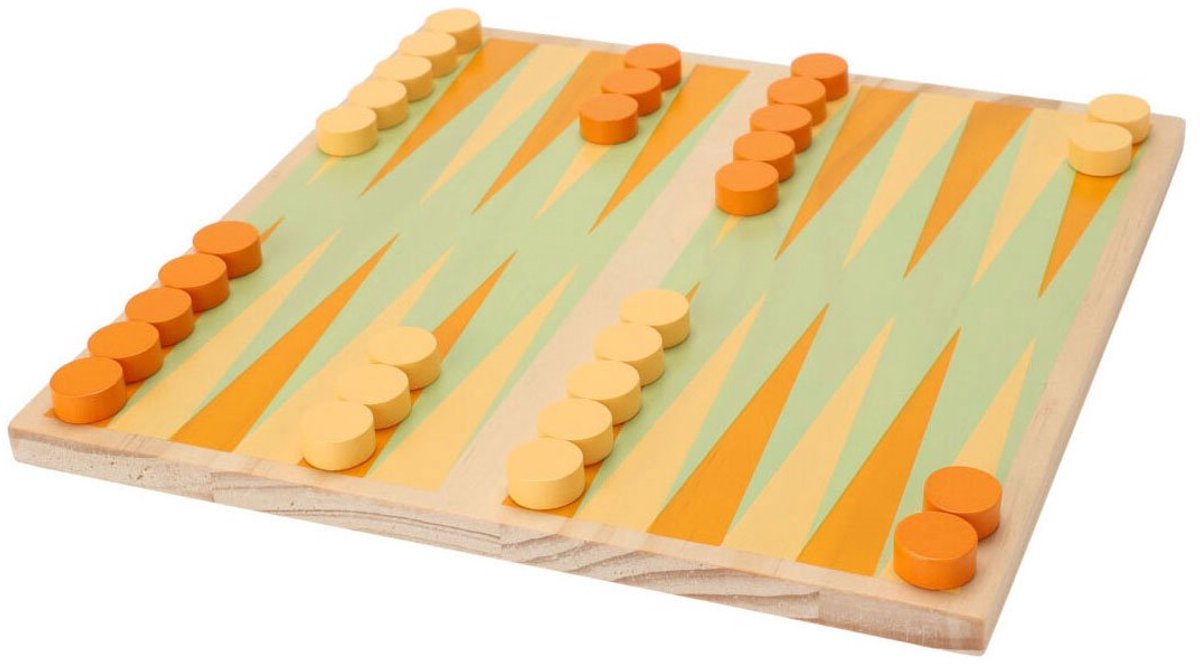 Backgammon-Brettspiel aus Holz