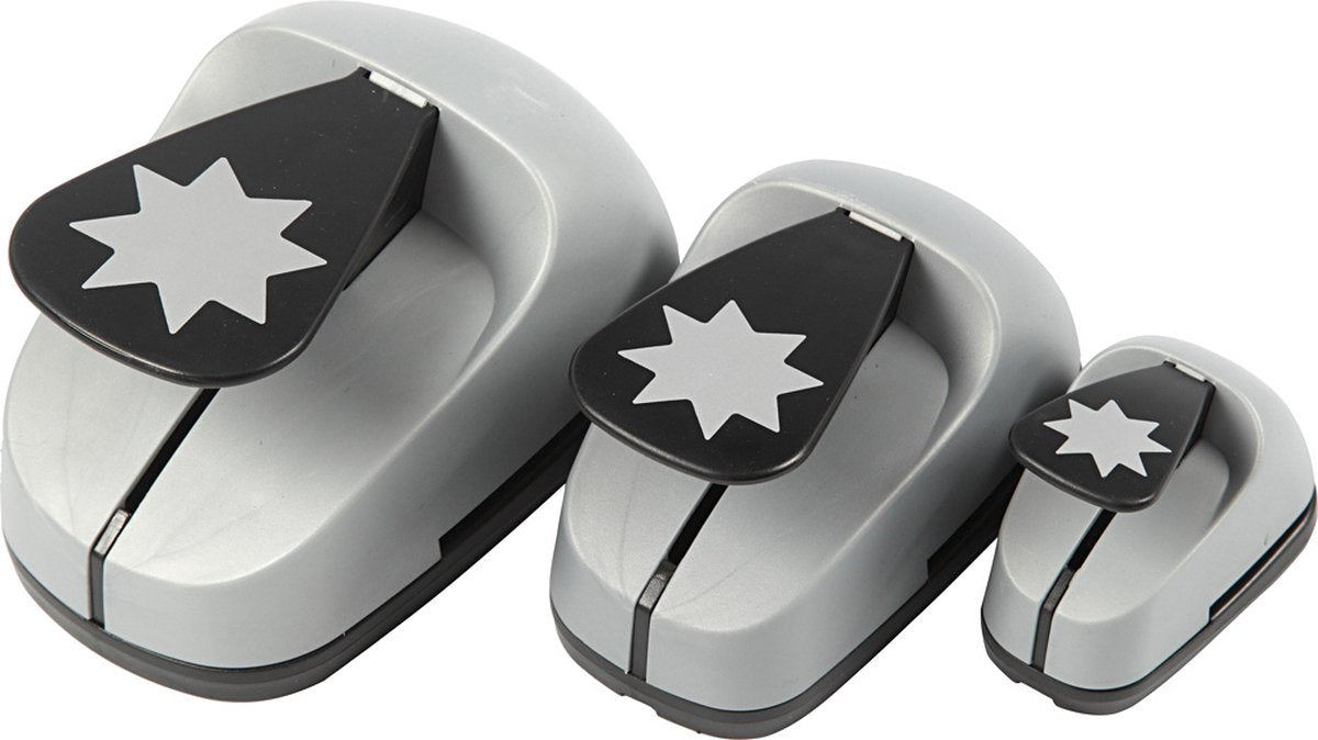 Creativ Company POWER SET Graphic Star, 3st.