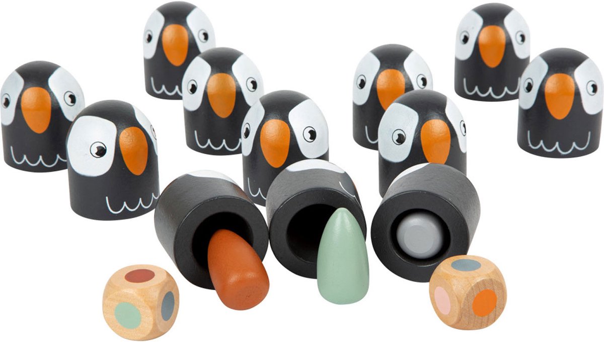 Kleiner Fuß - Holzmemospel Pinguin, 26dlg.