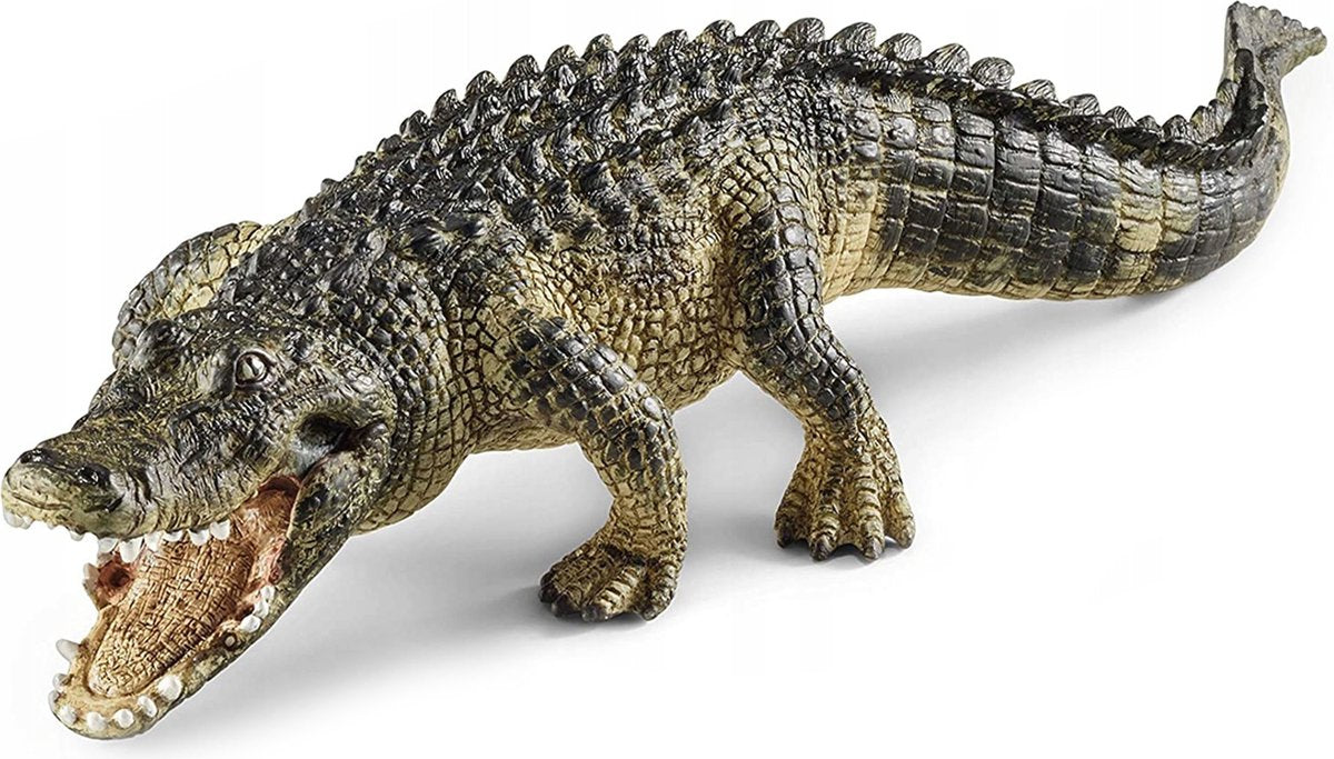 Schleich Wild Life – Alligator – Spielfigur – Kinderspielzeug für Jungen und Mädchen – 3 bis 8 Jahre – 14727