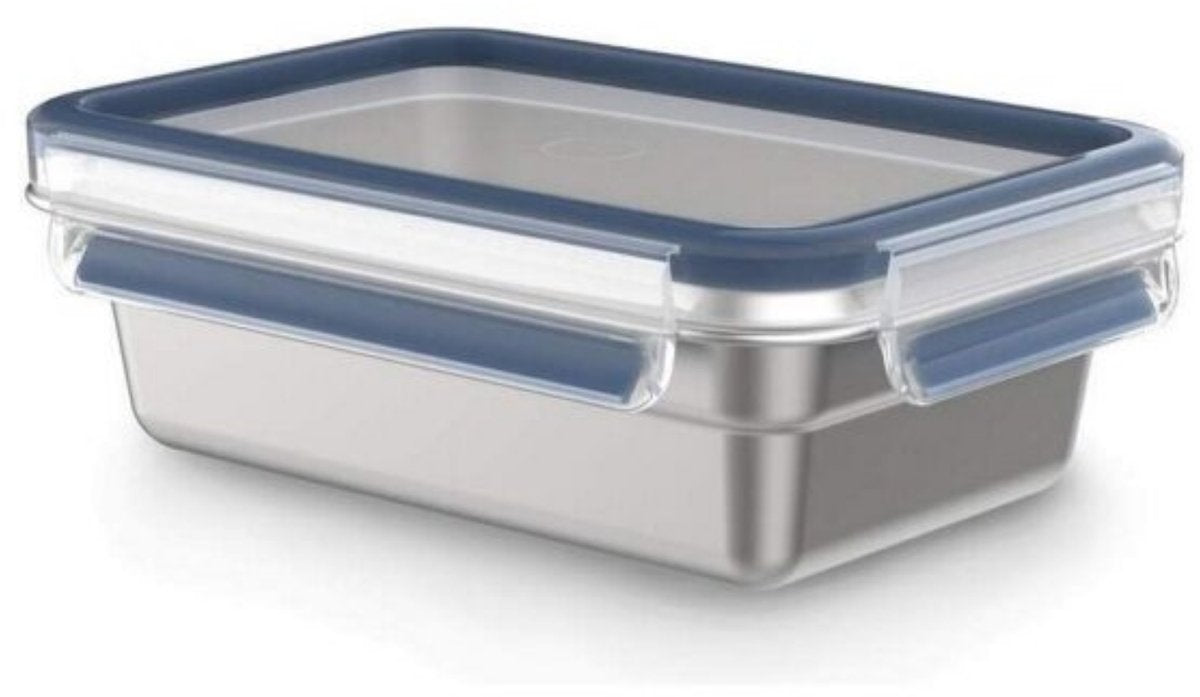 Tefal Frischhaltebehälter Edelstahl Master Seal Rechteck 0,8 l