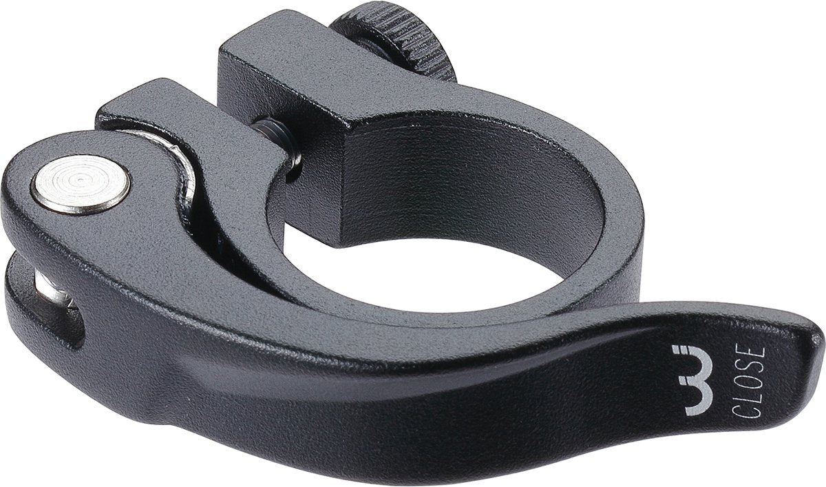 Bbb cycling smoothlever zadelpenklem met snelspanner - ø 28.6 mm - quick release - aluminium - bsp-87