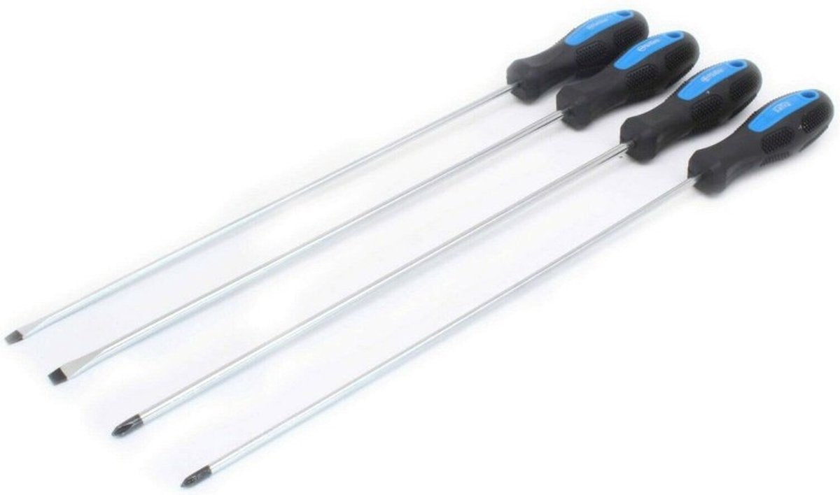 Satra extra langer Schraubendrehersatz 4-teilig, 450 mm lang