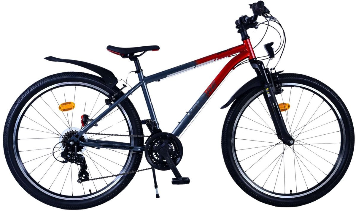 Volare XC Race Children's Bicycle - 26 Zoll - 21 Geschwindigkeit - Rotgrau