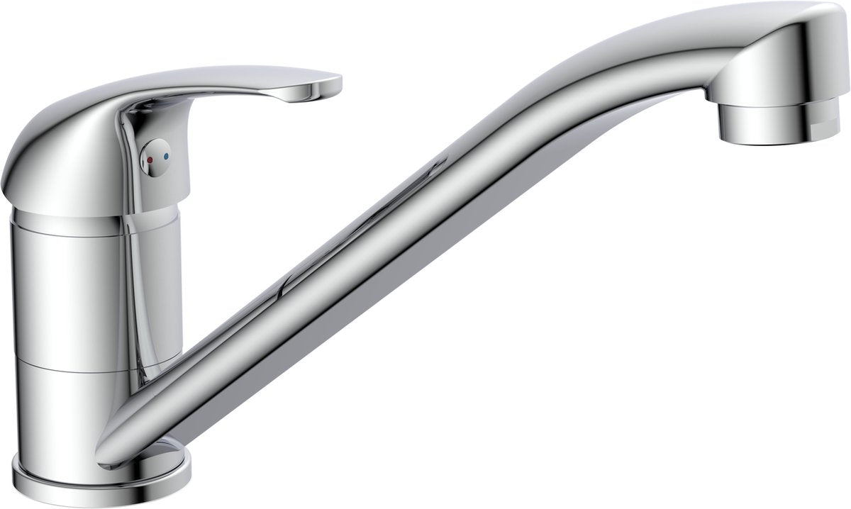 Schütte Eenknops Mixer Athos plus Chrom -gelenkt