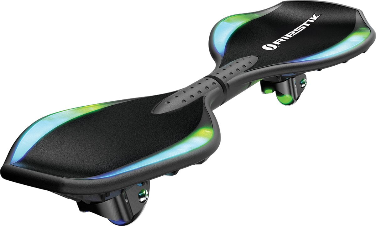 Razor Ripstik Ripster Lightshow – Waveboard – Schwarz-Multicolor – LED-Beleuchtung – 360°-Lenkräder – für Kinder – bis 79 kg – ab 8 Jahren
