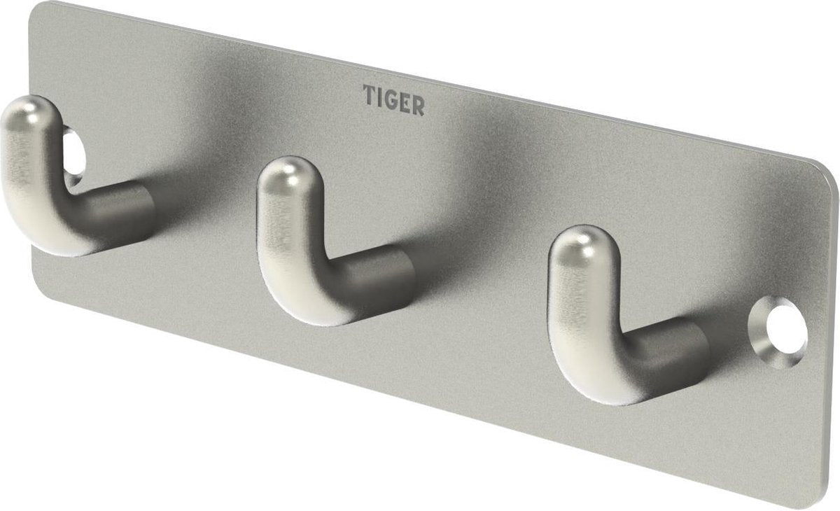 Tiger Rack Pinky – Handtuchhaken – gebürsteter Edelstahl