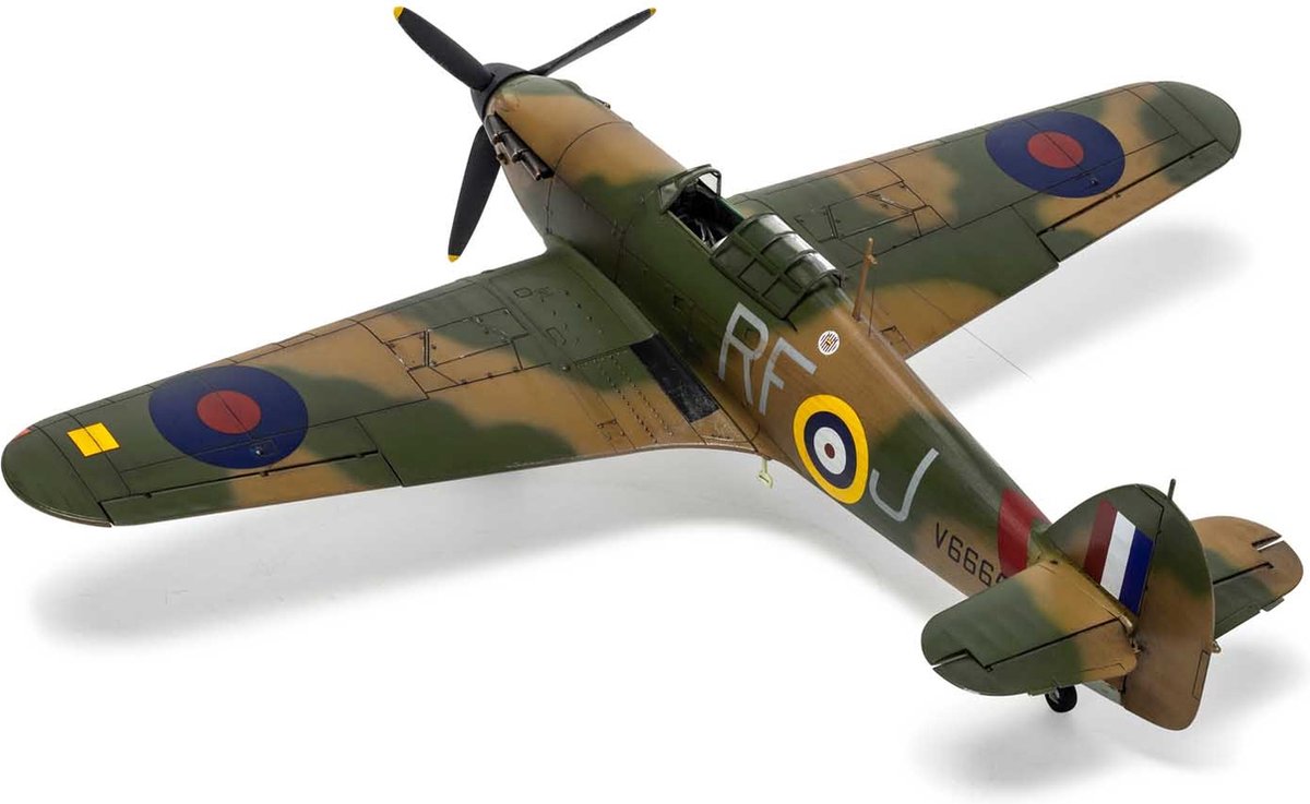 Airfix Modellbausatz Militärfahrzeuge – 05127a Hawker Hurricane Mk.1 Kunststoff – 1:48 – Modellbau