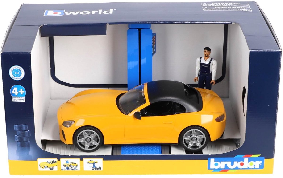 Bruder Bworld Autoservice-Center und Roadster