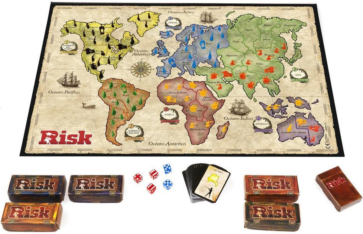 Hasbro Gaming Hasbro – Risikobrettspiel – englische Version