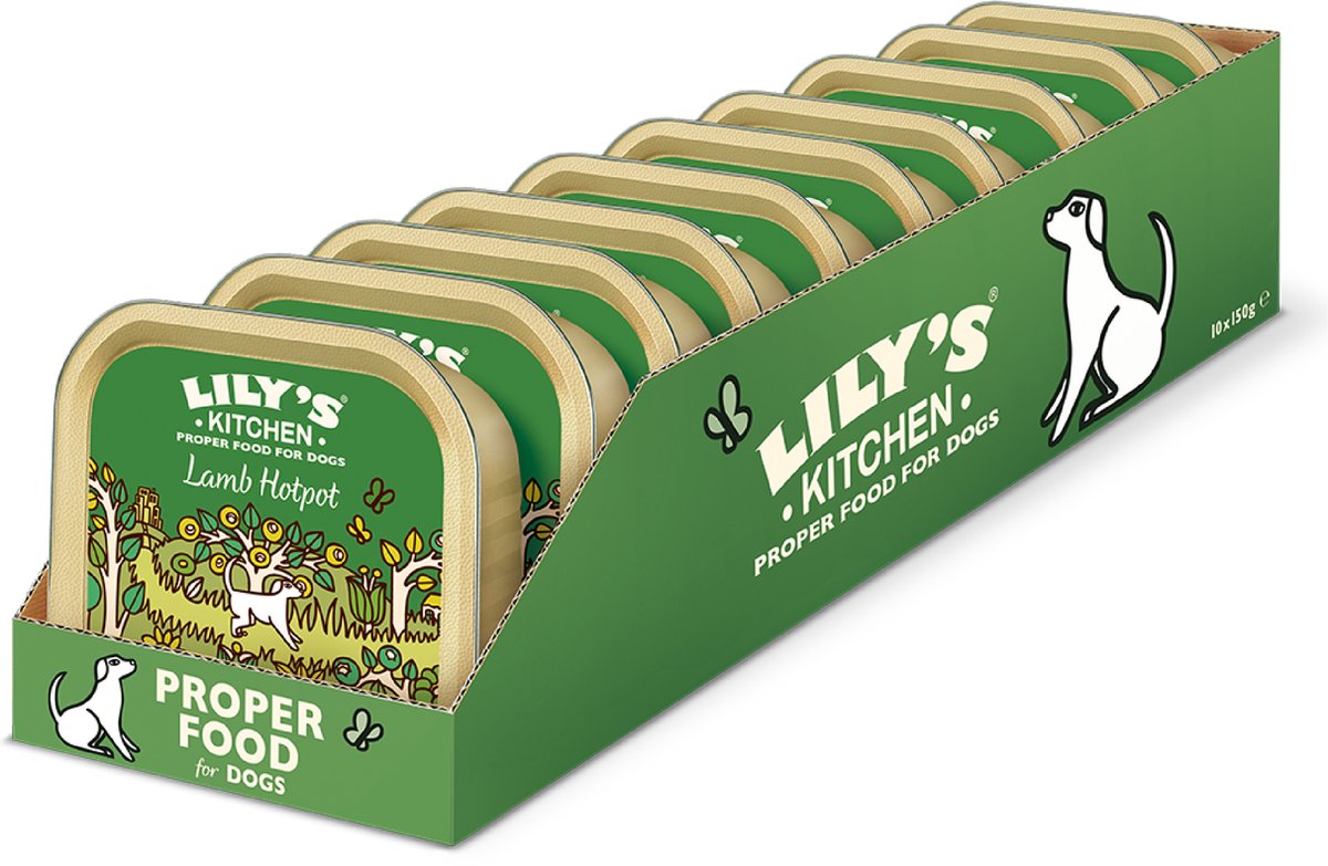 Lily's Kitchen - Hundefutter - Nassfutter - Lamm-Hotpot - 10 x 150 g
