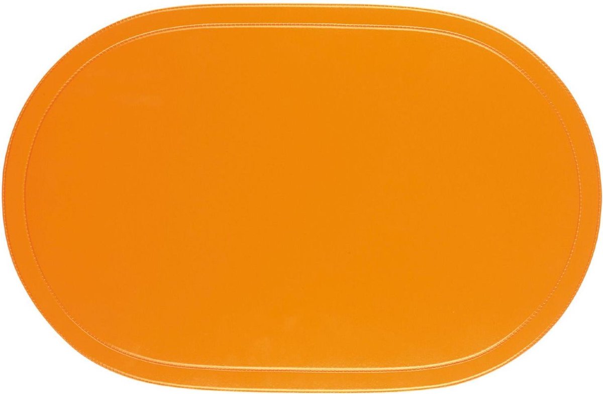 Westmark Set mit 4 Tischsets, 45,5 x 29 cm, Vinyl, Orange, Saleen-Kollektion: Fun