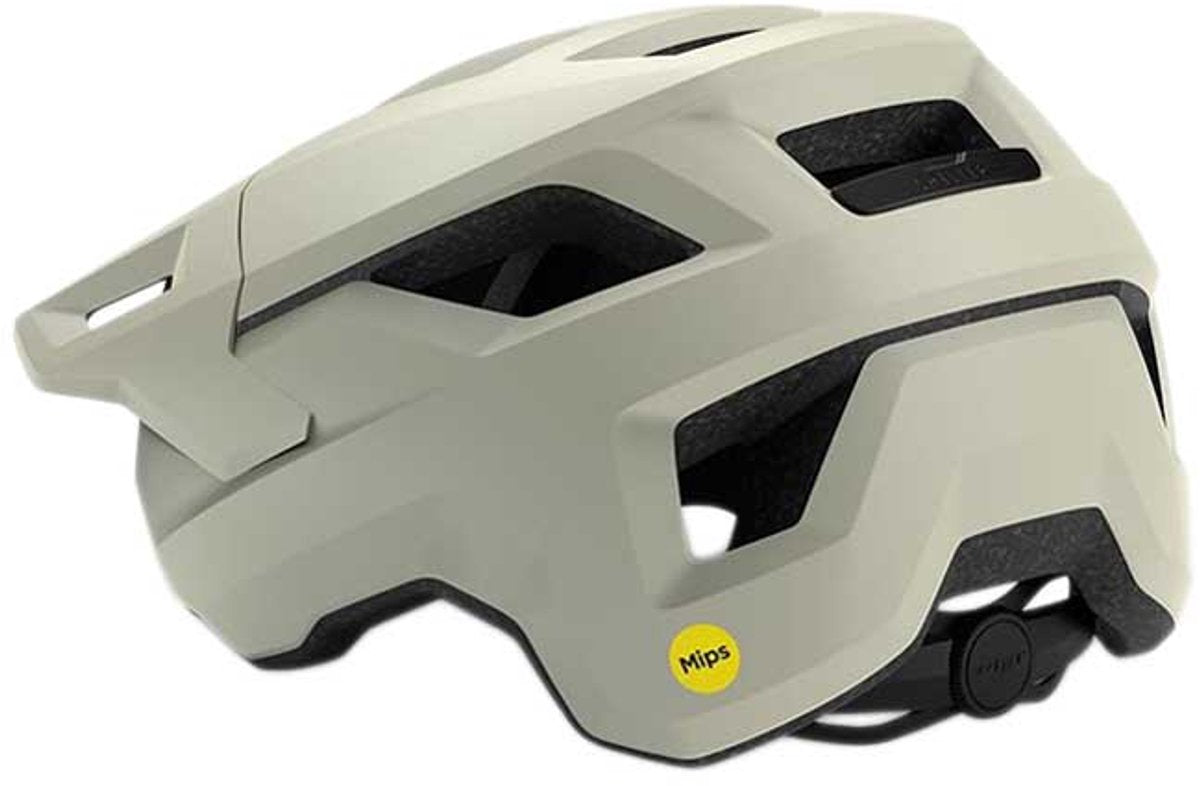 Mit Shelter Mips Fahrradhelm – Fahrradhelm Herren Damen – MTB-Helm Erwachsene – Mountainbike – Größe M (56–58 cm) – Off White (Weiß)