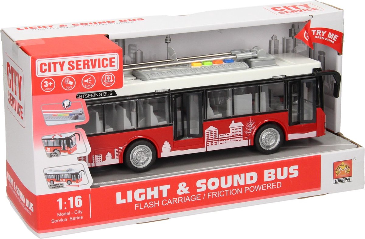 Stadtbus mit Licht und Klang 1:16