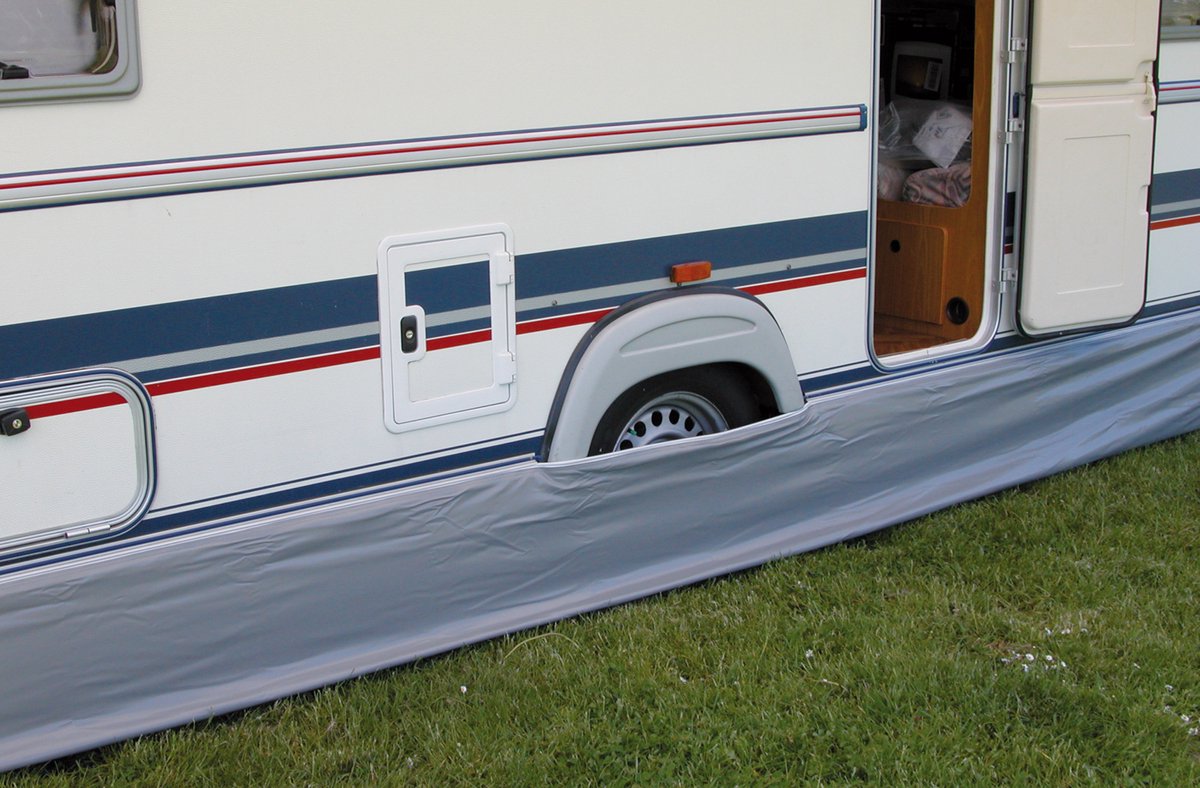 Eurotrail Caravan Draft Strip 300 x 60 cm PVC Grau