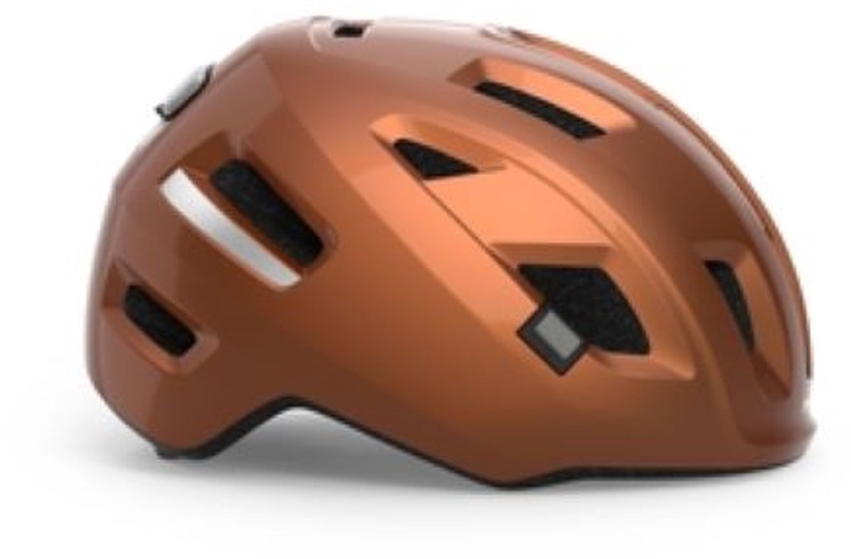 Mit E-Mob Fahrradhelm Herren Damen – Fahrradhelm E-Bike Erwachsene – Größe S (52–56 cm) – Kupfer