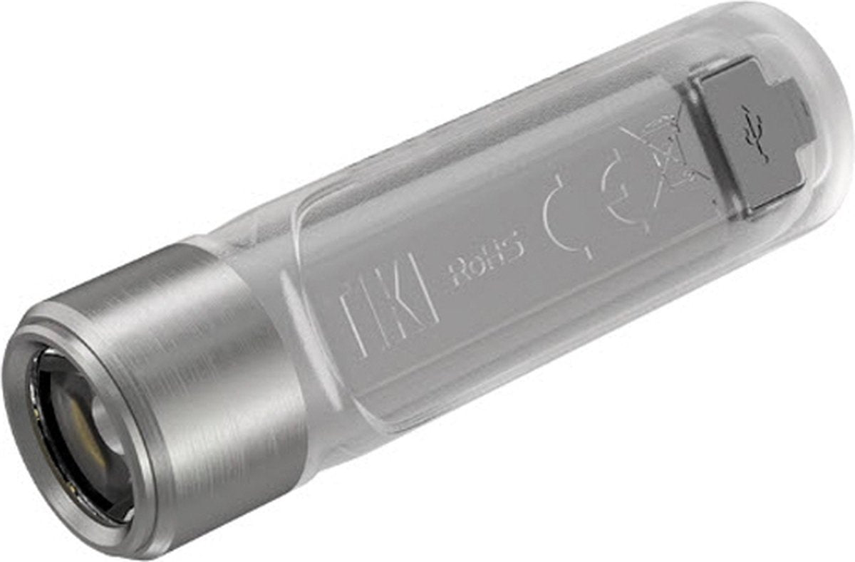 Nitecore Tiki-Taschenlampe funktioniert mit einer Batterie-LED, UV-LED 300 lm, 12 g