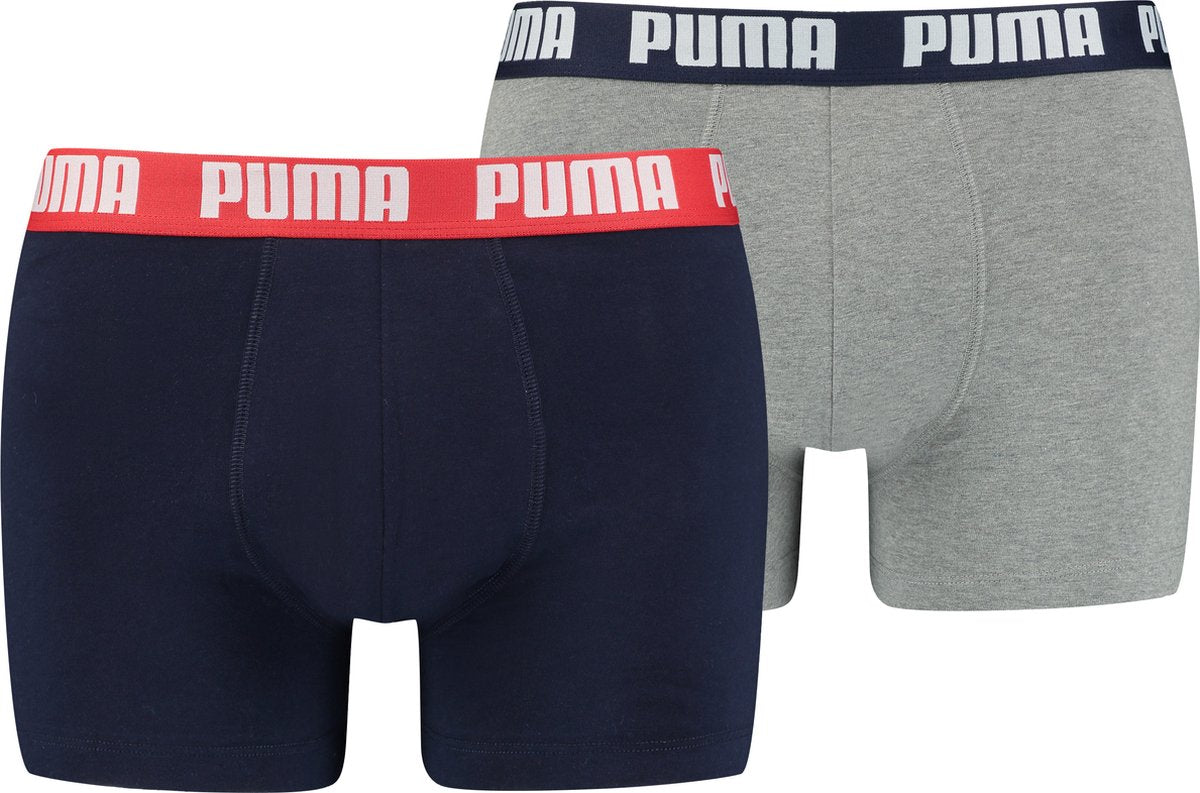 Puma basic boxer mannen 2p - maat m