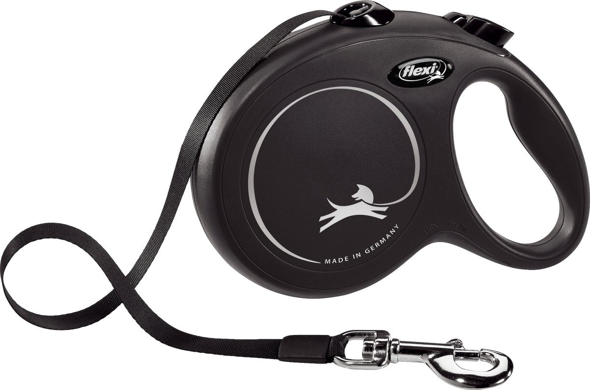 Flexi Retractable Line Classic Tape schwarz